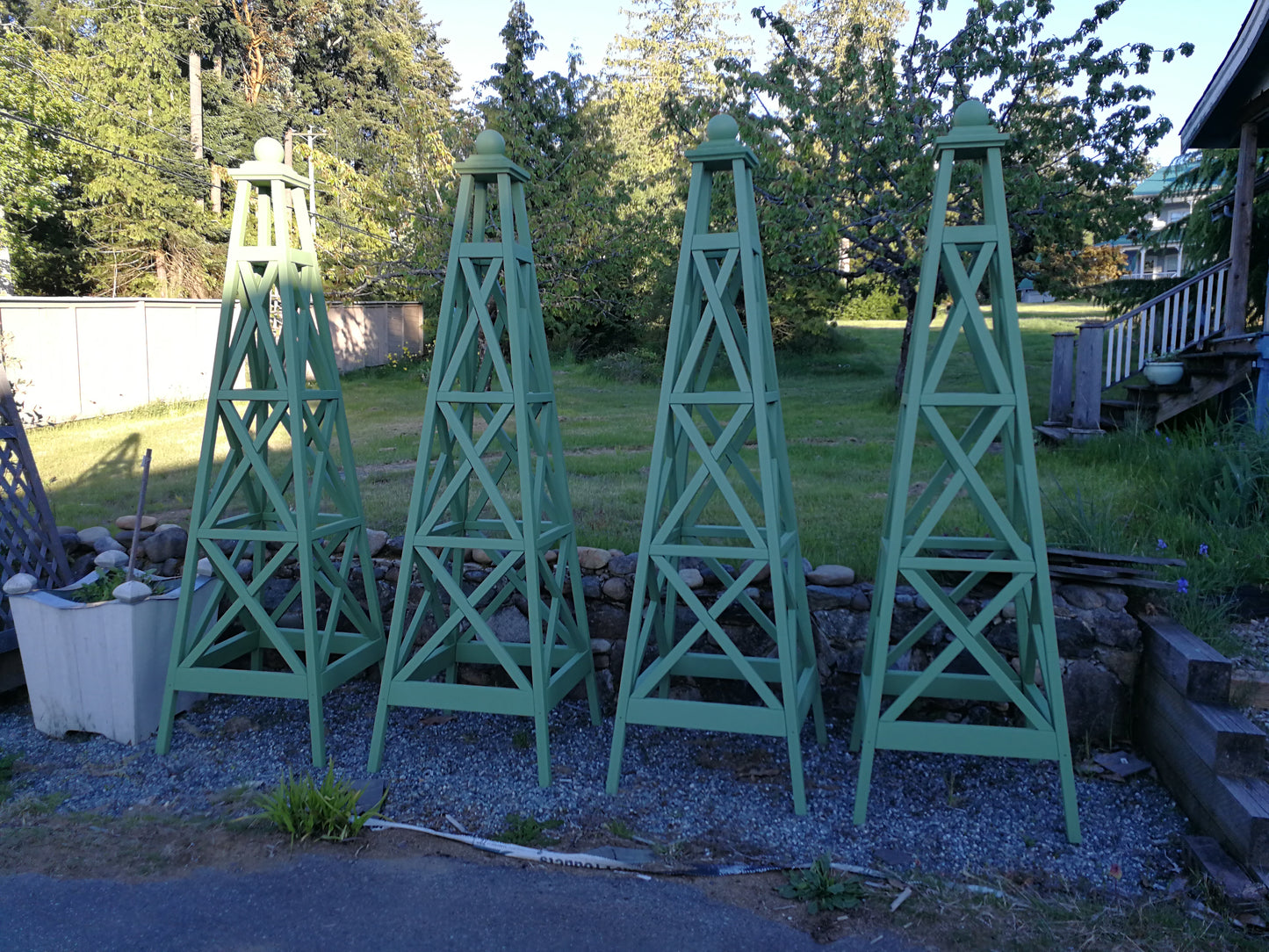 Bespoke Product | 8' Criss Cross Obelisk