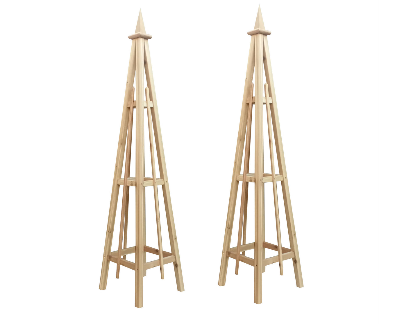 6' Obelisk SALE ! with SPIRE Finial & 16" Base | Factory 2nd