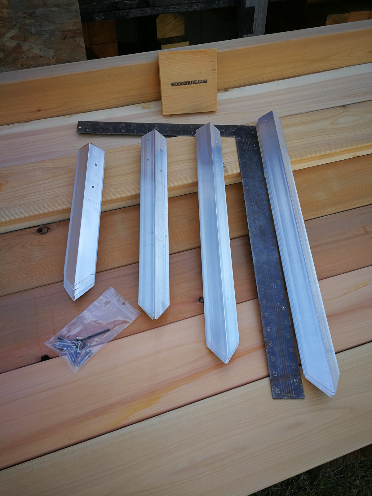 Set of 4 Professional Ground Stakes , Heavy Duty Ground Anchors | Free Shipping!