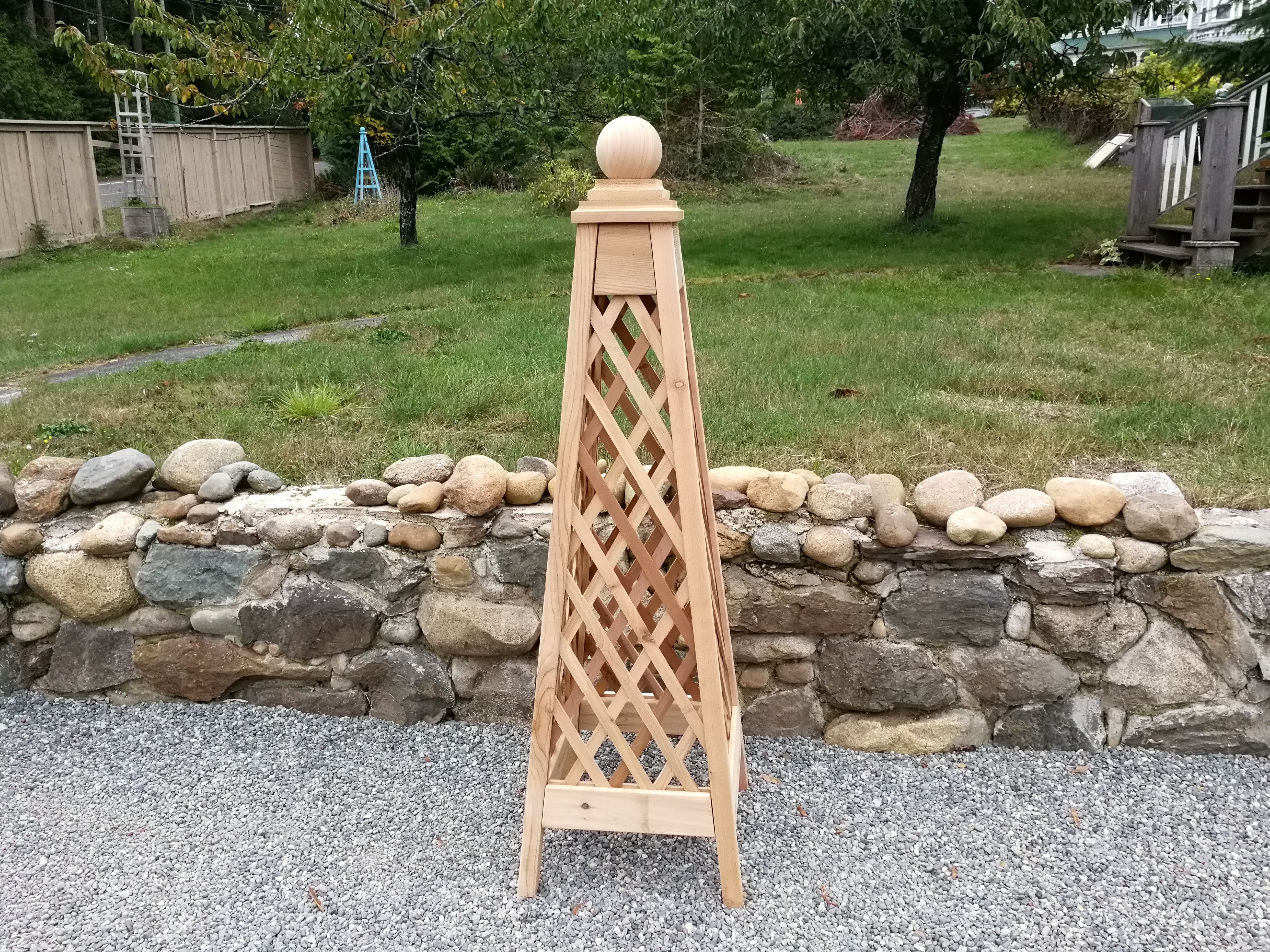 TRELLIS OBELISKS – WOODBRUTE DESIGNS