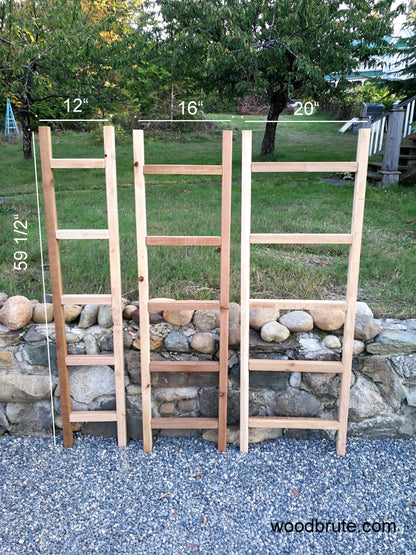 5' Cedar Ladder Trellis | 5 Widths Available