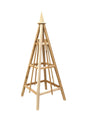 5' Solid Wood Obelisk | Natural or Solid Stains | 16" or 24" Base