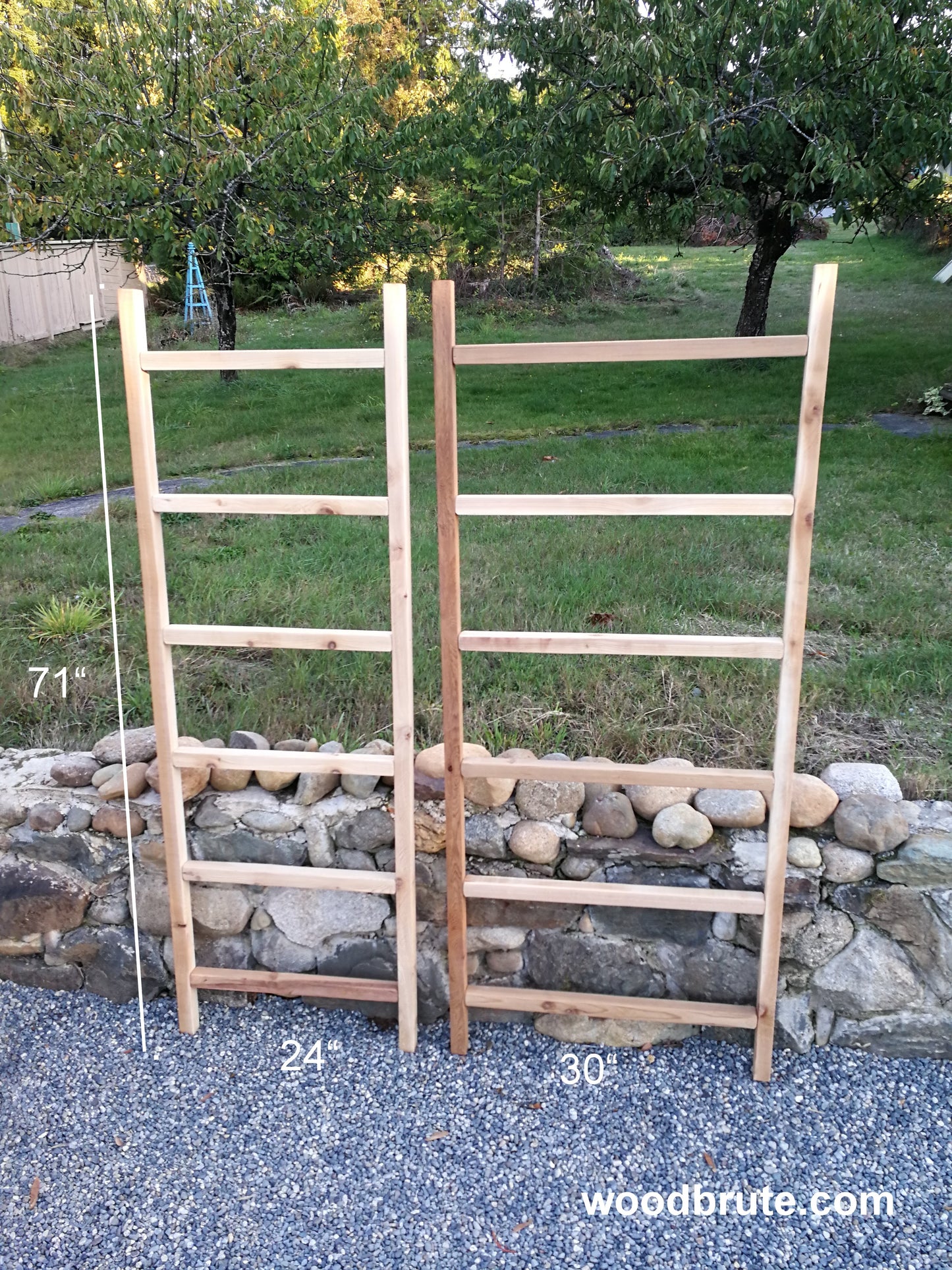 6' Cedar Ladder Trellis | 5 Widths Available
