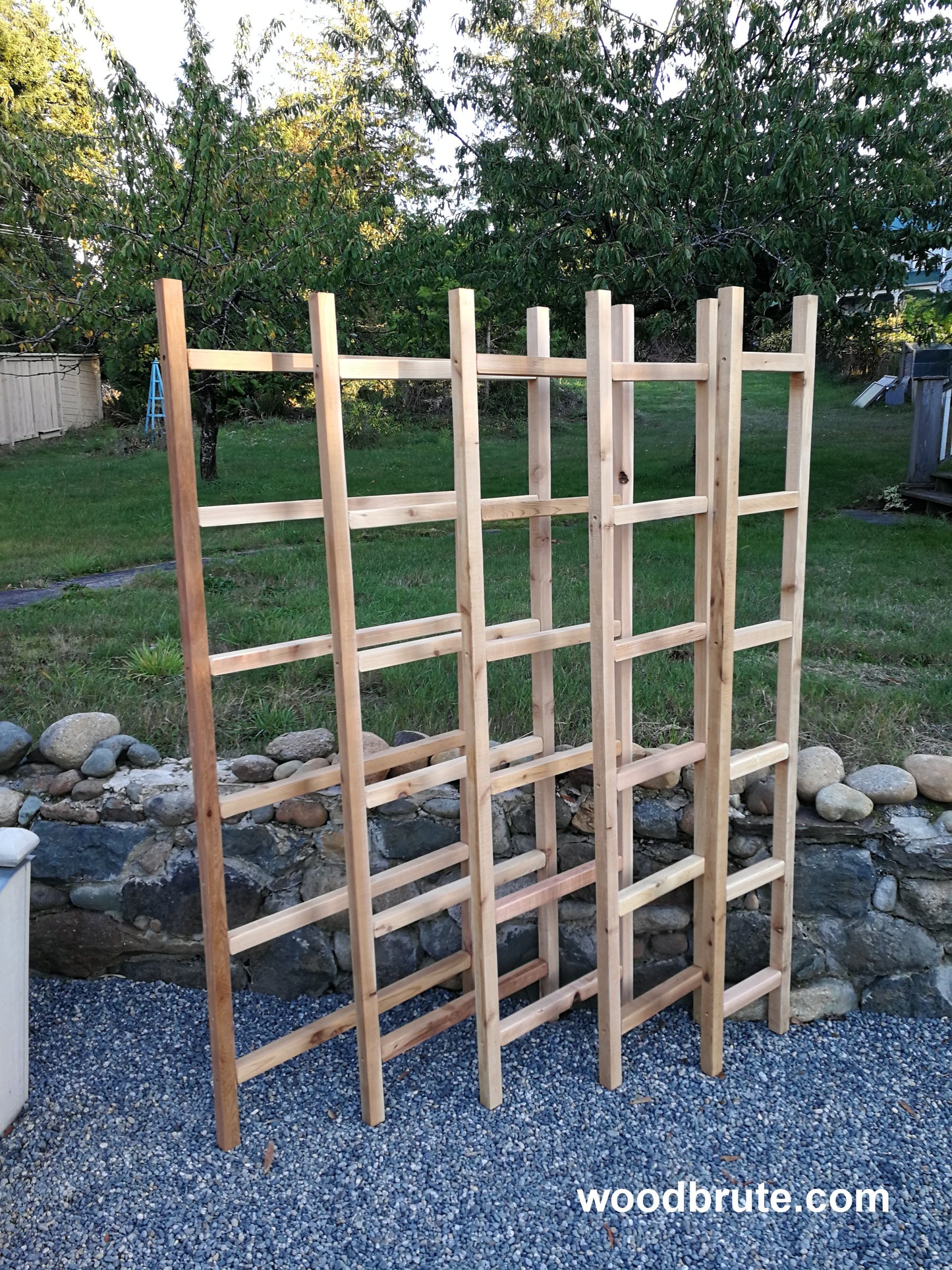 6' Cedar Ladder Trellis | 5 Widths Available