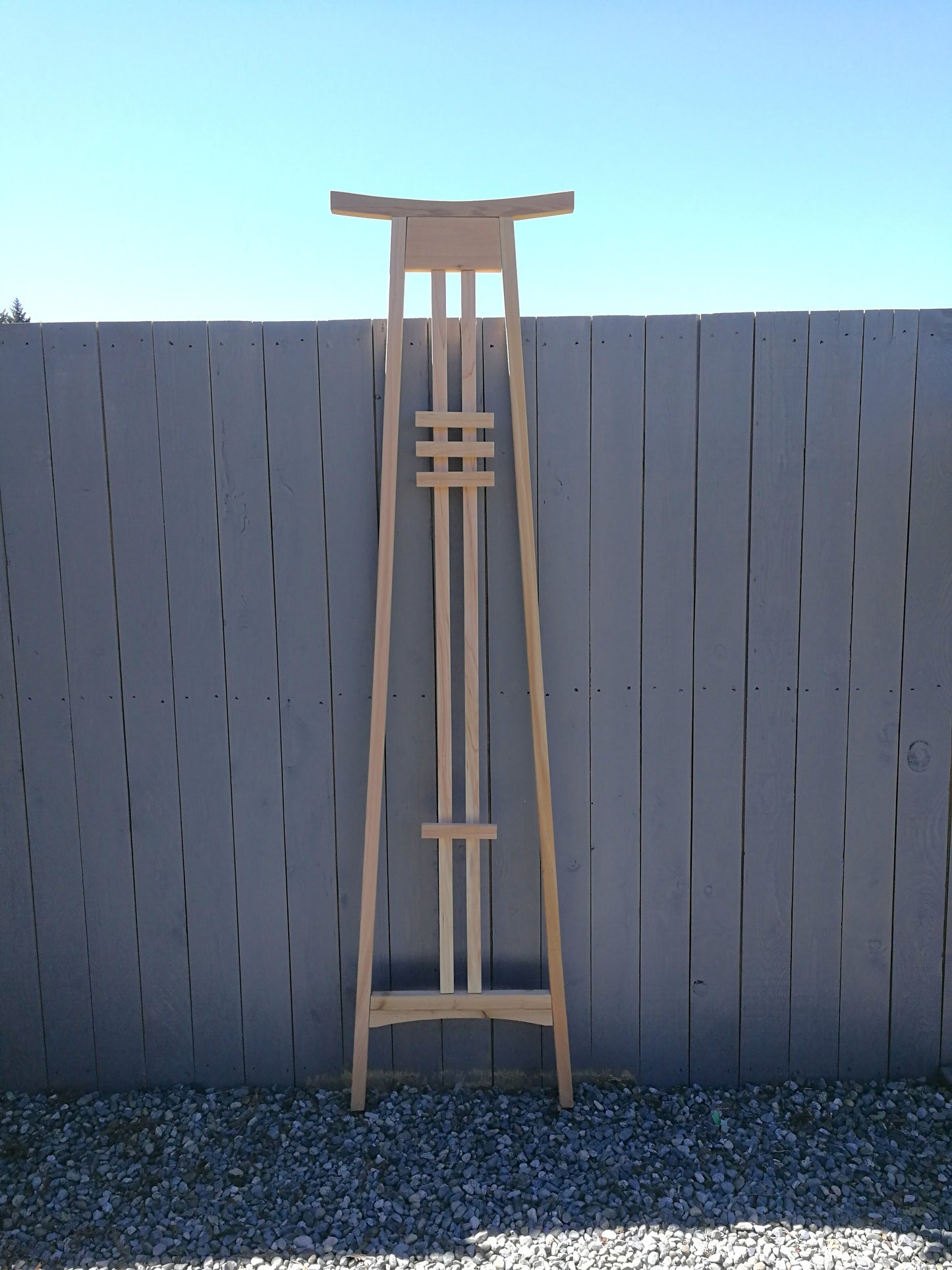 Cedar Trellis 24" Wide | East Asian Influenced | Solid Western Red Cedar | Stainless Steel Assembly Hardware | 2 styles & 4 Heights