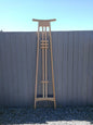 Cedar Trellis 24" Wide | East Asian Influenced | Solid Western Red Cedar | Stainless Steel Assembly Hardware | 2 styles & 4 Heights