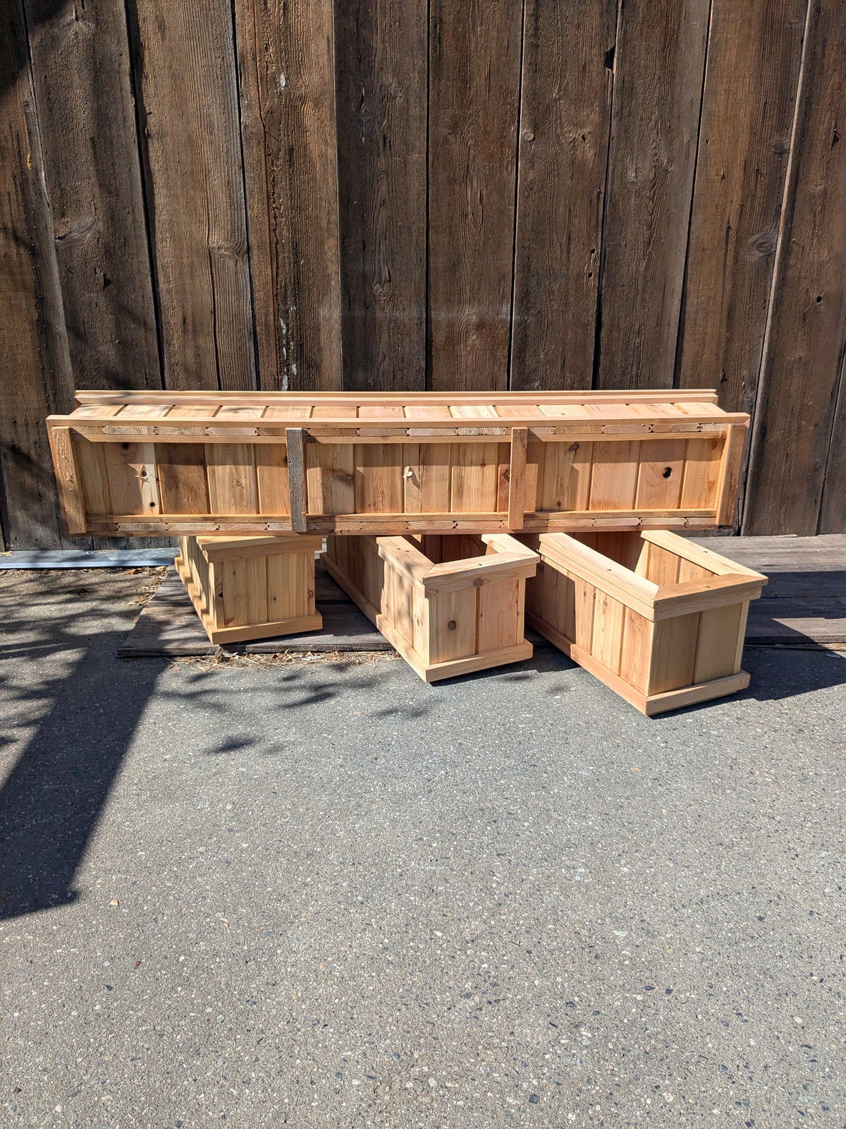 Cedar Trough Planters | Western Red Cedar Gardening Boxes