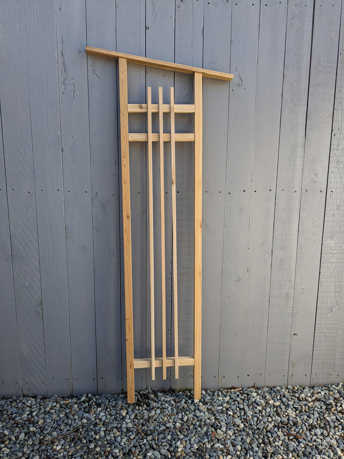 6' Western Red Cedar Trellis | 18" Wide |  Modern Aesthetic