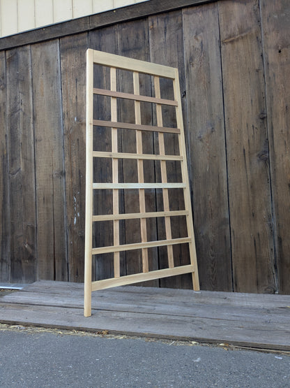 SALE ! 6' Cedar Trellis, 38" Wide | Full Grid | Arts & Craft / Prairie Style