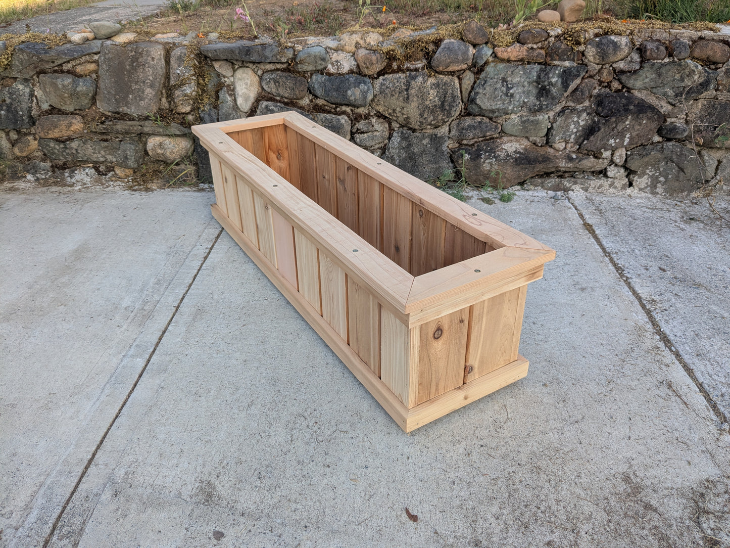 Cedar Trough Planters | Western Red Cedar Gardening Boxes