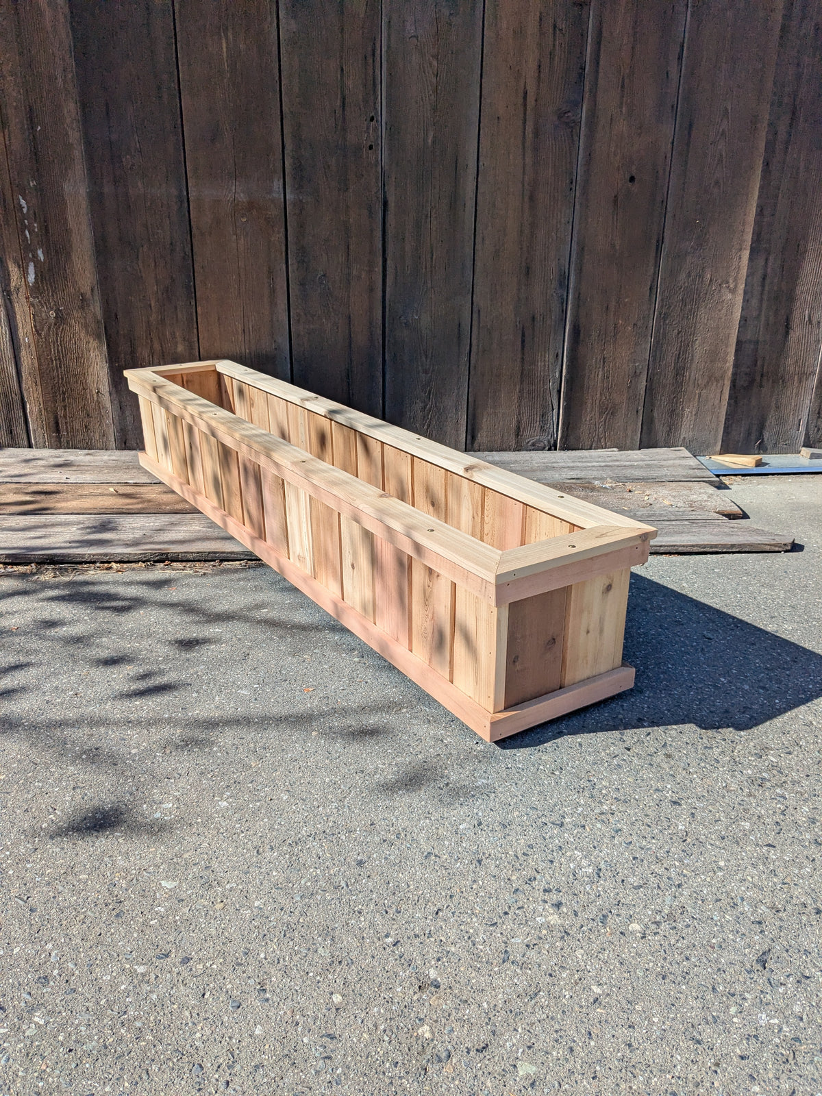Cedar Trough Planters | Western Red Cedar Gardening Boxes