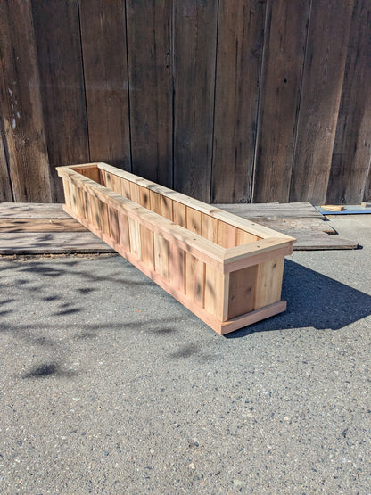 Cedar Trough Planters | Western Red Cedar Gardening Boxes