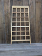 SALE ! 6' Cedar Trellis, 38" Wide | Full Grid | Arts & Craft / Prairie Style