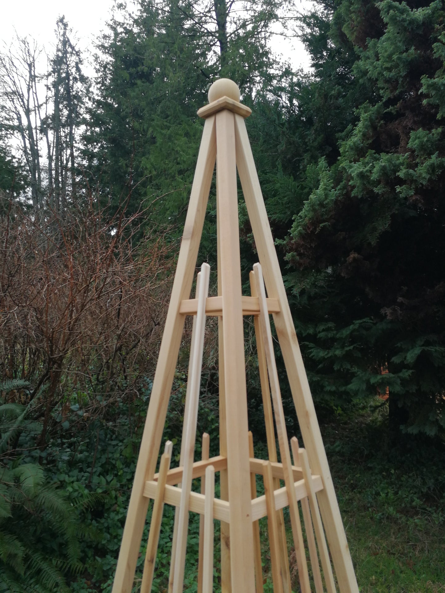 Cedar Pyramid Trellis